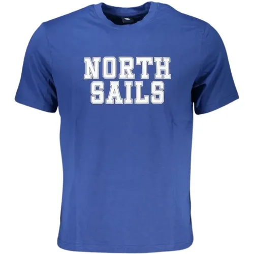Bedrucktes Logo-T-Shirt , Herren, Größe: 2XL - North Sails - Modalova
