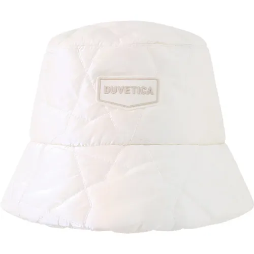 Cream Bucket Hat Aw23 , female, Sizes: S, M - duvetica - Modalova