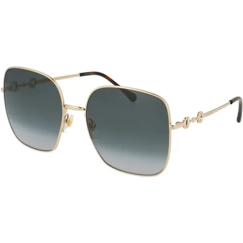 Square-Frame Sunglasses , female, Sizes: 61 MM - Gucci - Modalova