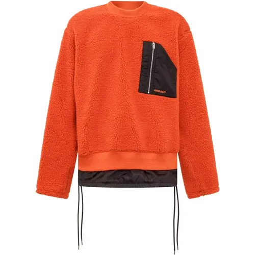 Orange Wolle Logo Sweatshirt Ambush - Ambush - Modalova