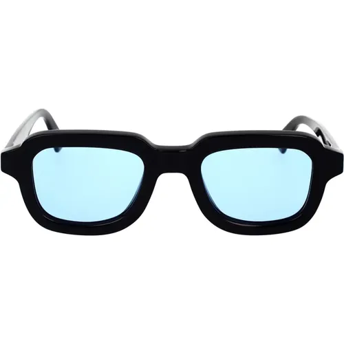 Moderne quadratische Sonnenbrille mit blauen Gläsern - Retrosuperfuture - Modalova
