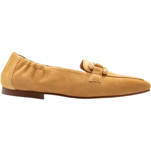 Eleganter Cognac Loafer , Damen, Größe: 38 EU - Pedro Miralles - Modalova