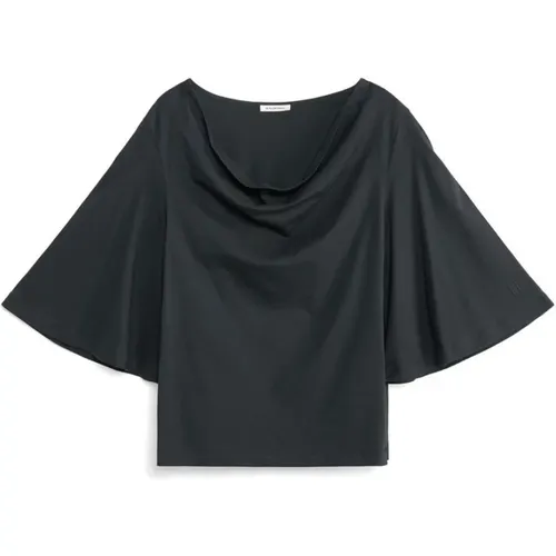 Oversized Schwarzes T-Shirt Bryar Stil - By Malene Birger - Modalova