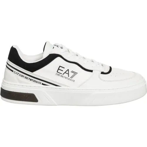 Sneakers mit Mehrfarbigen Schnürsenkeln , Herren, Größe: 40 EU - Emporio Armani EA7 - Modalova