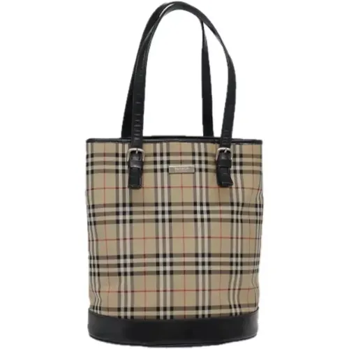 Pre-owned Canvas totes , female, Sizes: ONE SIZE - Burberry Vintage - Modalova