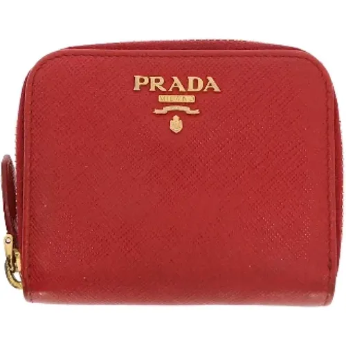 Pre-owned Leather wallets , female, Sizes: ONE SIZE - Prada Vintage - Modalova