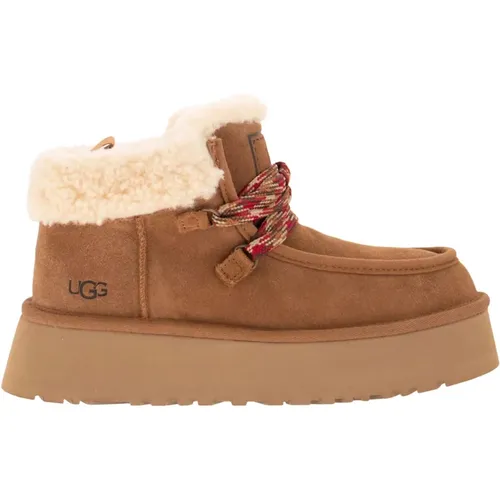 Funkarra Cabin Cuff Schnürstiefelette , Damen, Größe: 39 EU - Ugg - Modalova