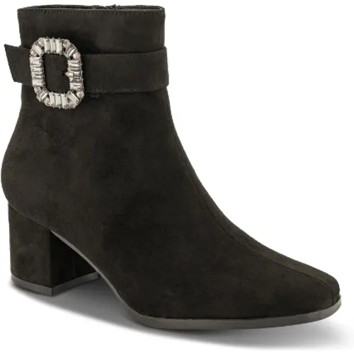 Damenstiefel mit 60 mm Blockabsatz , Damen, Größe: 37 EU - B&Co - Modalova