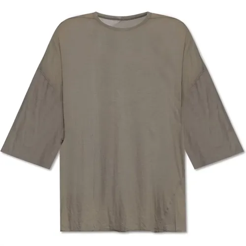 Baumwoll T-Shirt , Herren, Größe: ONE Size - Rick Owens - Modalova