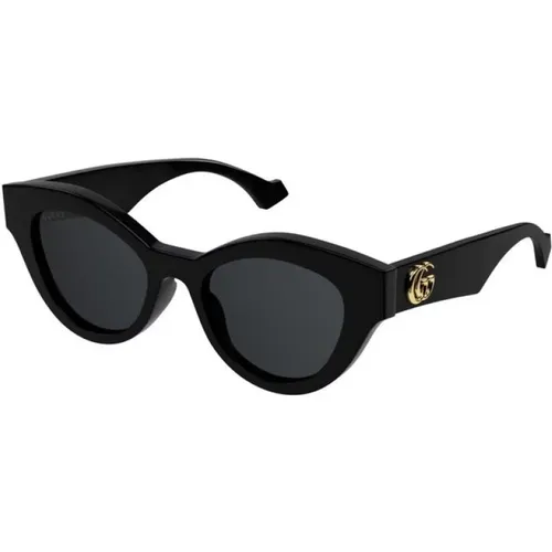Frame Grey Lens Sunglasses , unisex, Sizes: 51 MM - Gucci - Modalova