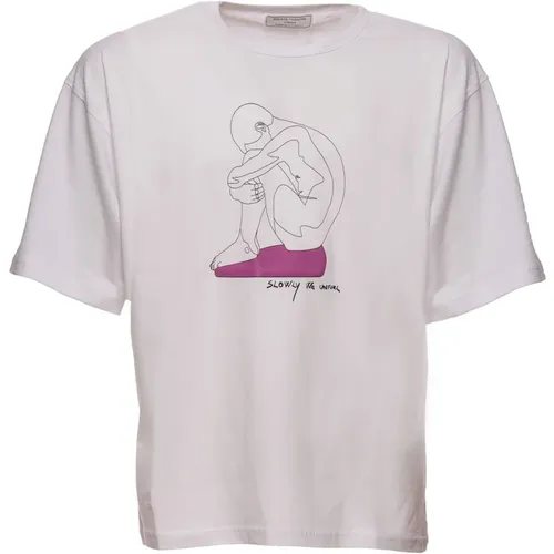 BAS TEE Slow T-Shirt and Polo , male, Sizes: M, L, S - Société Anonyme - Modalova