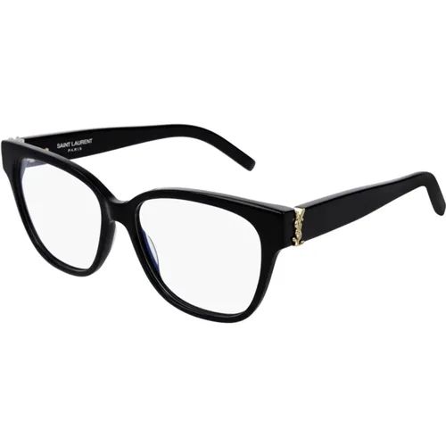 Gold Eyewear Frames SL M33 , female, Sizes: 53 MM - Saint Laurent - Modalova