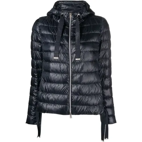 Nylon Short Down Jacket , female, Sizes: S, L, M - Herno - Modalova