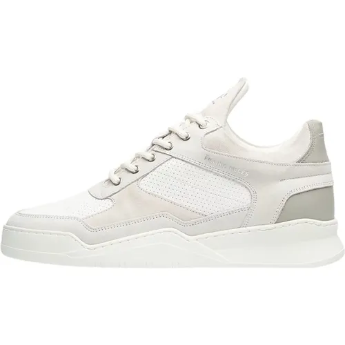 Niedriger Top Ghost Paneled Weiß , Herren, Größe: 42 EU - Filling Pieces - Modalova