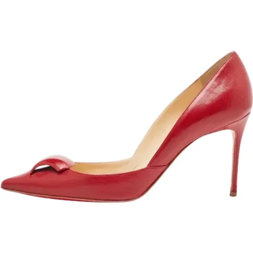 Pre-owned Leder Heels , Damen, Größe: 37 1/2 EU - Christian Louboutin Pre-owned - Modalova