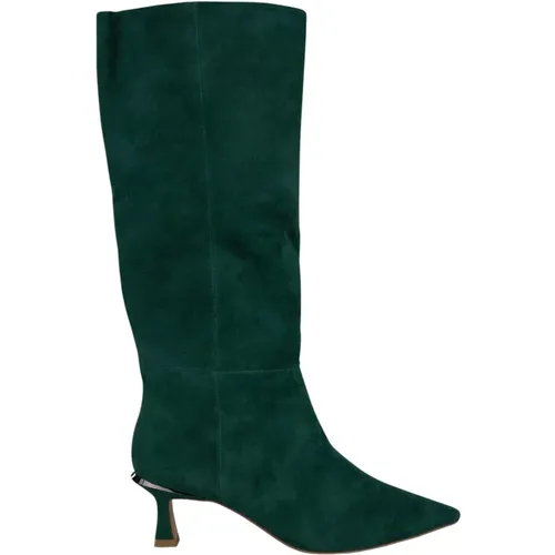 Pointed Toe Leather Boots , female, Sizes: 9 UK, 7 UK, 6 UK, 3 UK, 8 UK, 5 UK - Alma en Pena - Modalova