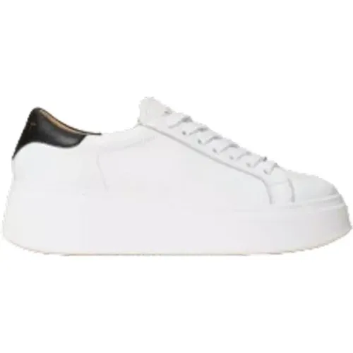 Leder Sneaker , Damen, Größe: 36 EU - Twinset - Modalova