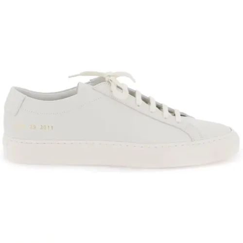 Original Achilles Leather Sneakers , female, Sizes: 4 UK, 5 UK, 6 UK - Common Projects - Modalova