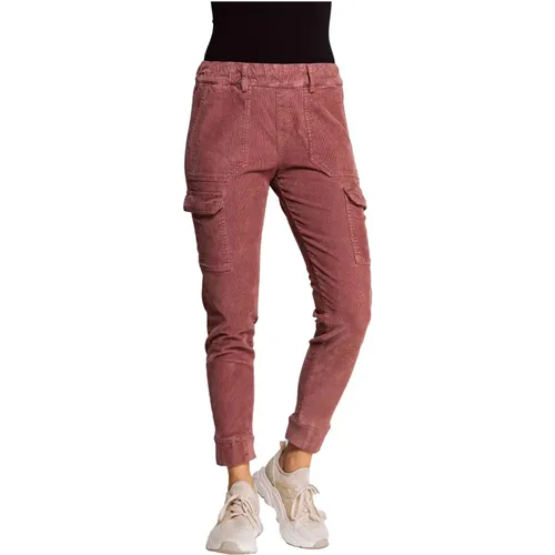 Rose Cord Cargo Pants , female, Sizes: 2XS, M, S - Zhrill - Modalova