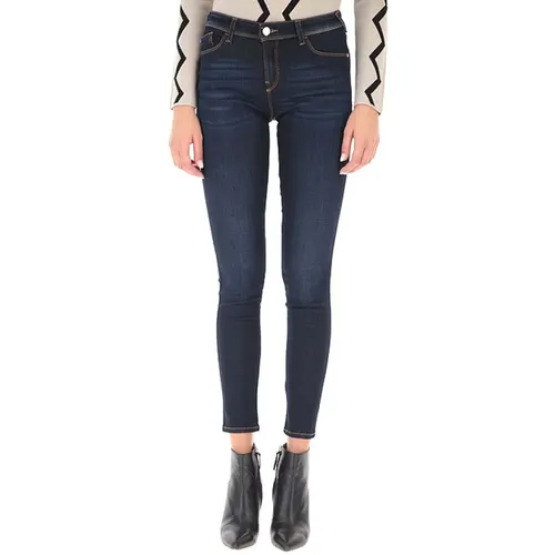 Denim Skinny Jeans Upgrade Elegant Wardrobe , female, Sizes: W27, W30, W26, W29 - Emporio Armani - Modalova