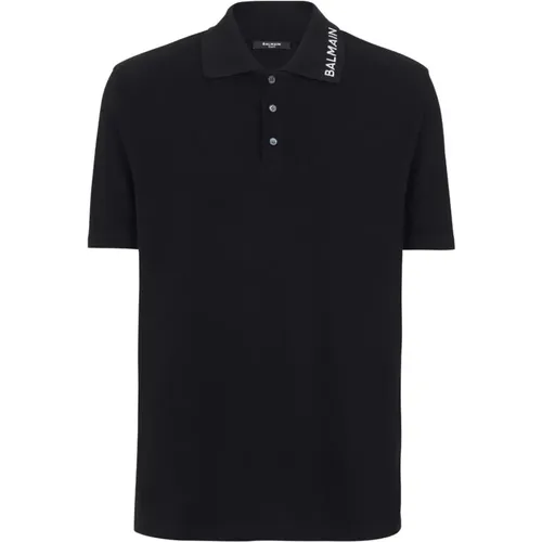 Polo Shirt , male, Sizes: XL, L, M - Balmain - Modalova