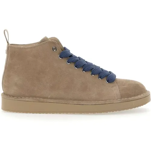 Suede Ankle Boots with Blue Laces , male, Sizes: 10 UK, 6 UK, 11 UK, 7 UK - Panchic - Modalova