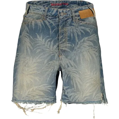 Jungle Denim Shorts , male, Sizes: W33 - Palm Angels - Modalova