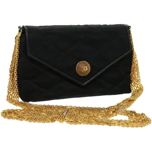 Gebrauchte Schwarze Nylon-Handtasche von Louis Vuitton - Chanel Vintage - Modalova