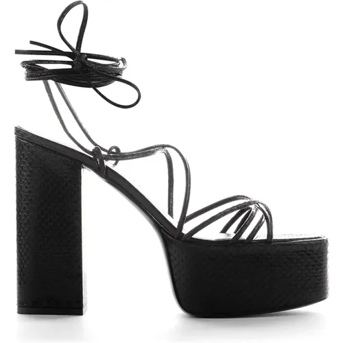 Elegant High Heel Sandals , female, Sizes: 7 UK - Paris Texas - Modalova