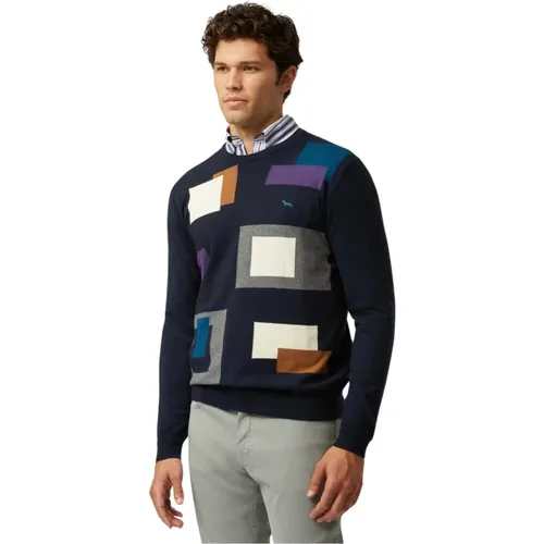 Timeless Crew Neck Sweater , male, Sizes: L, 4XL, 2XL - Harmont & Blaine - Modalova