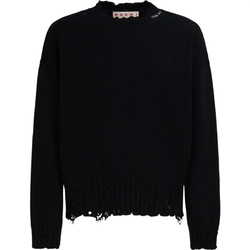 Twisted crewneck sweater Marni - Marni - Modalova