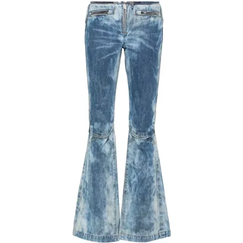 Vintage Flare Jeans with Distressed Details , female, Sizes: W24, W26 - Diesel - Modalova
