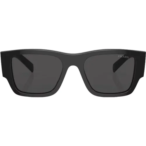 Dark Grey Lens Sunglasses , male, Sizes: 54 MM - Prada - Modalova