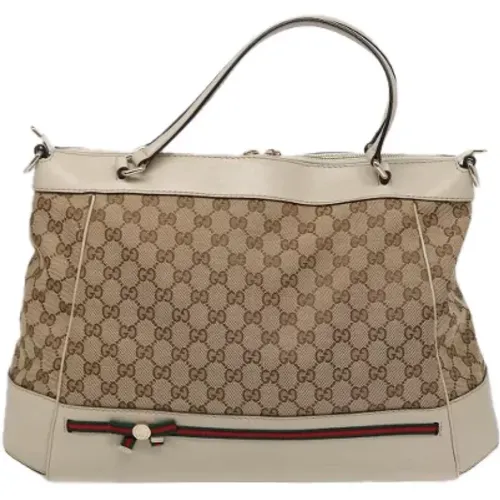 Pre-owned Canvas gucci-bags , female, Sizes: ONE SIZE - Gucci Vintage - Modalova