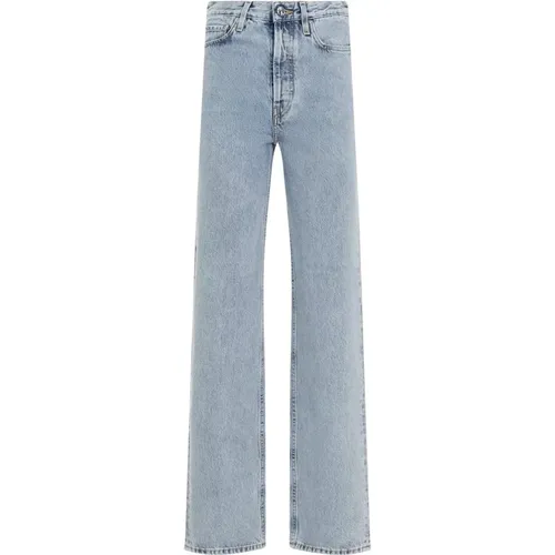 Klassische Blaue Classic Cut Denim , Damen, Größe: W28 L32 - TotêMe - Modalova