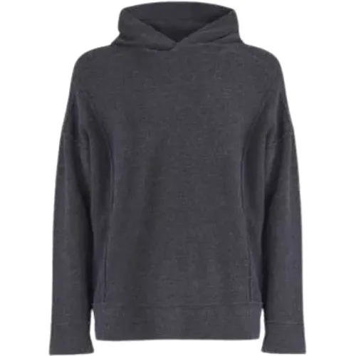 Grauer Merino Cashmere Hoodie , Herren, Größe: XL - ISABEL BENENATO - Modalova