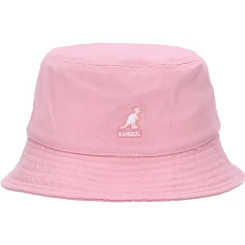 Gewaschener Baumwoll-Eimerhut Pepto Rose , Herren, Größe: L - Kangol - Modalova