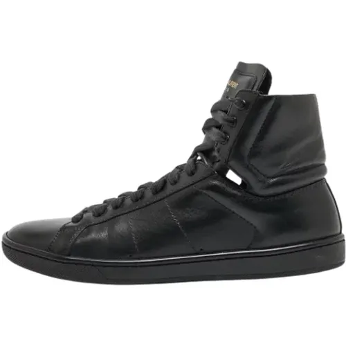 Pre-owned Leather sneakers , female, Sizes: 4 UK - Yves Saint Laurent Vintage - Modalova