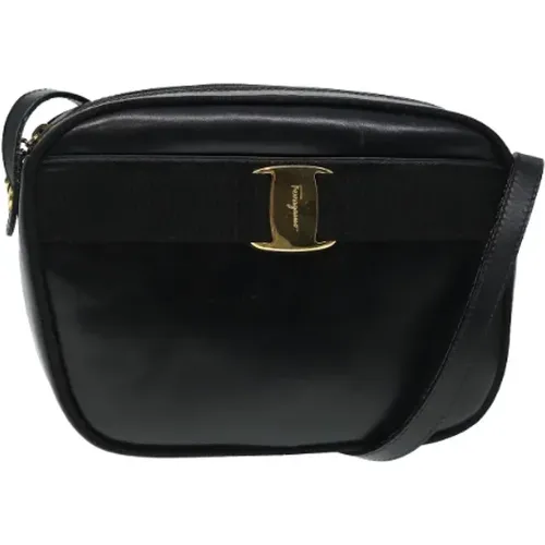 Pre-owned Leather shoulder-bags , female, Sizes: ONE SIZE - Salvatore Ferragamo Pre-owned - Modalova