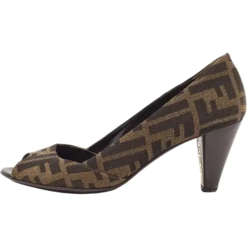 Pre-owned Canvas heels , Damen, Größe: 36 EU - Fendi Vintage - Modalova