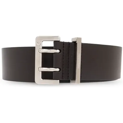 Leather belt , male, Sizes: 90 CM, 100 CM, 85 CM, 95 CM - Salvatore Ferragamo - Modalova