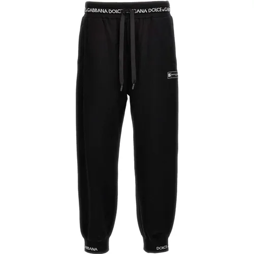 Logo Track Pants , male, Sizes: 2XL, 3XL - Dolce & Gabbana - Modalova