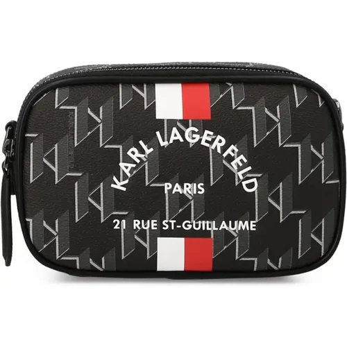 Verstellbare Schultertasche mit Taschen - Karl Lagerfeld - Modalova
