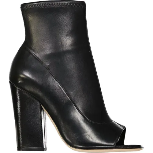 Elevate Your Shoe Game with Leather Boots , female, Sizes: 4 1/2 UK - Sergio Rossi - Modalova