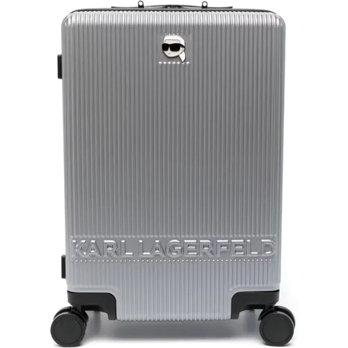 Hard Trolley Suitcase , unisex, Sizes: ONE SIZE - Karl Lagerfeld - Modalova
