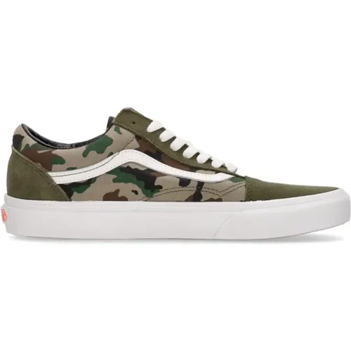 Camo Low Top Sneaker , Herren, Größe: 42 1/2 EU - Vans - Modalova