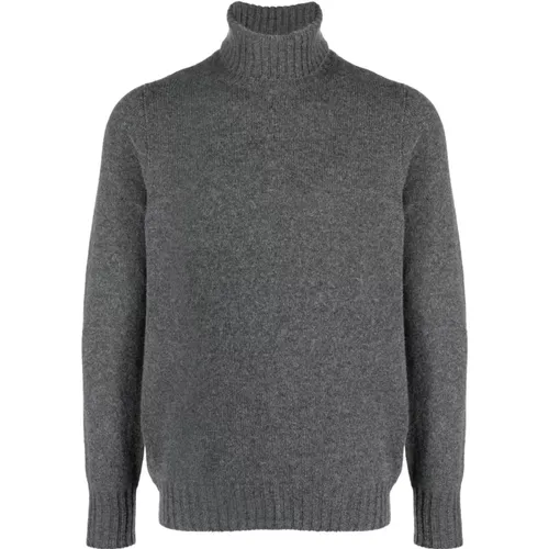 Anthrazit Pullover Dolcevita Tubico , Herren, Größe: 2XL - Drumohr - Modalova