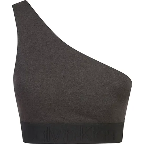 Sportliches Schwarzes Top , Damen, Größe: XS - Calvin Klein - Modalova