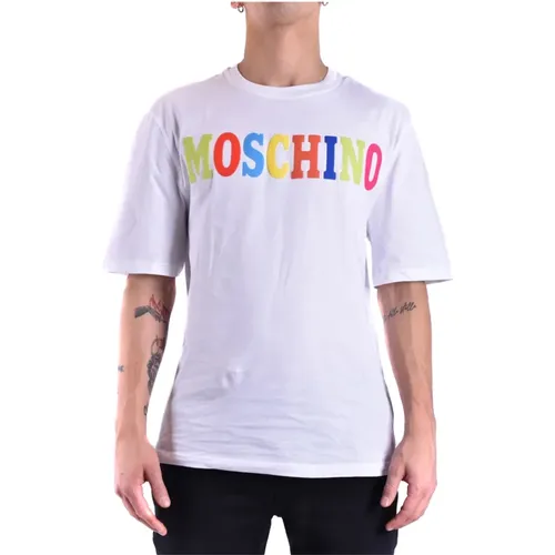 Multicolor Baumwoll T-Shirt Ss22 - Moschino - Modalova