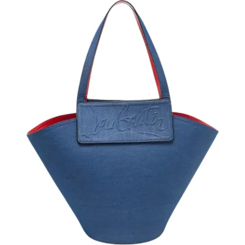 Pre-owned Fabric totes , female, Sizes: ONE SIZE - Christian Louboutin Pre-owned - Modalova